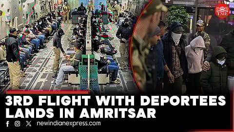 US Deportation news | Third US plane with 112 Indian deportees lands at Amritsar airport