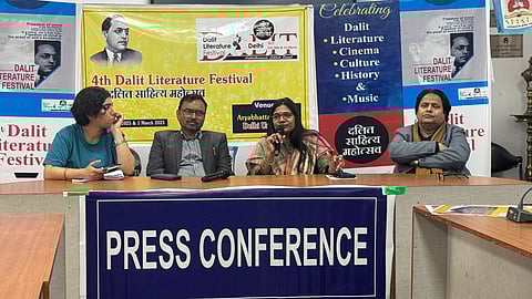 Seema Mathur, professor at Kalindi College, DU, and associated with the organisation of the literature festival, emphasised the importance of conceptualising separate events to showcase Dalit literature.