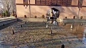 The Achabal spring in the historic Mughal garden of south Kashmir’s Anantnag district has dried up for the first time.
