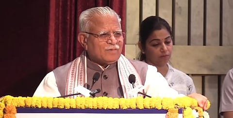 Union Minister for Housing and Urban Affairs Manohar Lal Khattar.