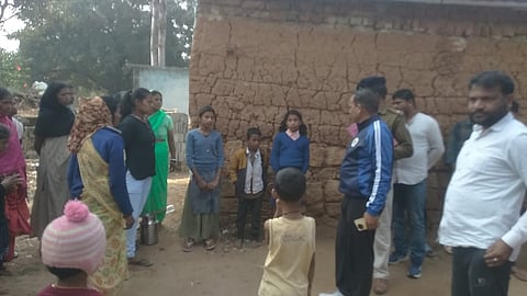 The families of workers trapped inside the under-construction SLBC tunnel in Telangana have appealed to the government for their safe return.