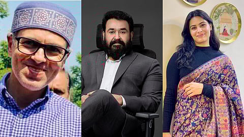  Jammu-Kashmir CM Omar Abdullah, actor Mohanlal,  sportsperson Manubhkar