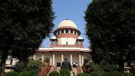 A view of the Supreme Court of India premises in New Delhi. 