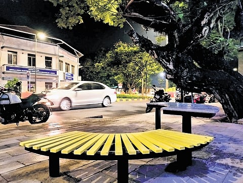 Whale installed at public places in Kochi