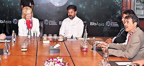 CM A Revanth Reddy meets representatives of Queensland government on Tuesday