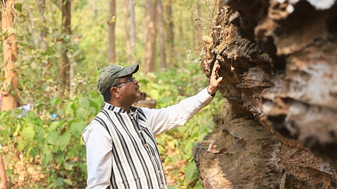 Union minister Dharmendra Pradhan at Bhimamandali