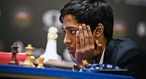 Indian Grandmaster R Praggnanandhaa.