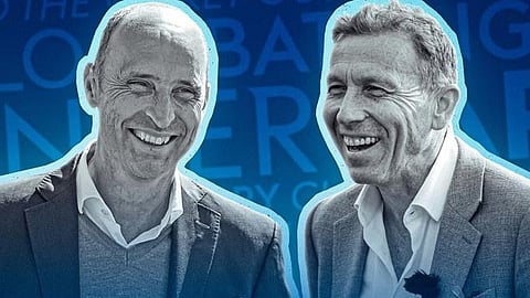 Nasser Hussain and Michael Atherton
