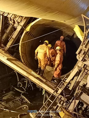 Rescue teams are busy with their efforts to rescue the eight men trapped inside the SLBC tunnel following its collapse.