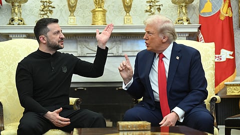 Zelensky and Trump openly clashed in the White House on February 28 at a meeting to discuss a peace deal with Russia.