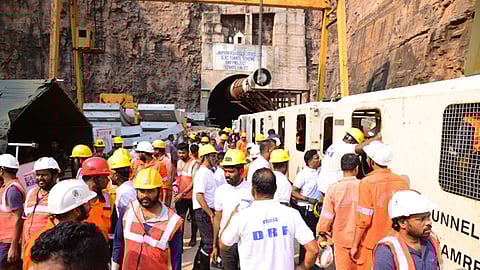 Rescue operations at SLBC are still continuing.