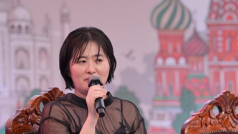 Asako Yuzuki at Alliance Literary Festival hosted by Alliance University