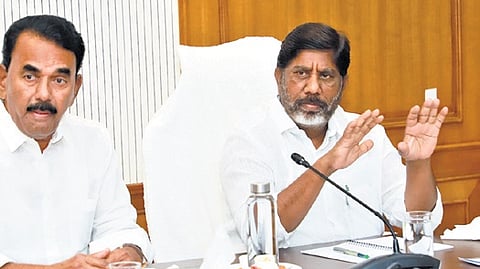 Vikramarka, along with Minister Jupally Krishna Rao, held a pre-Budget meeting with officials of Tourism and Prohibition & Excise departments, on Tuesday.