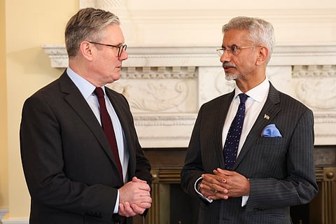 External Affairs Minister S Jaishankar meeting with British Prime Minister Keir Starmer