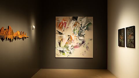 Artworks on display at the gallery