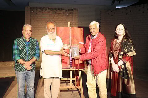 (L-R) Ashutosh Shelat - Founder Search Years NGO & Gurgaon Theatre Group, H.Prassana, Mahesh Vashishth & Bela.S