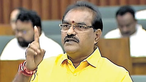 AP Water Resources Minister Ramanaidu slams YSRCP for neglecting irrigation projects