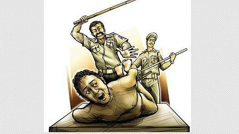 Representational image of custodial torture.