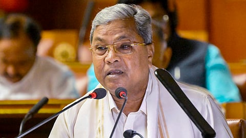 Karnataka Chief Minister Siddaramaiah presents the state Budget 2025-26, in Bengaluru, Friday, March 7, 2025. 