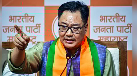 Union parliamentary affairs minister Kiren Rijiju.