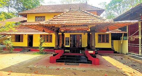 The Indamthuruthy Mana, which is now the office of AITUC Chethu Thozhilali Union, a Communist-backed union of toddy tappers