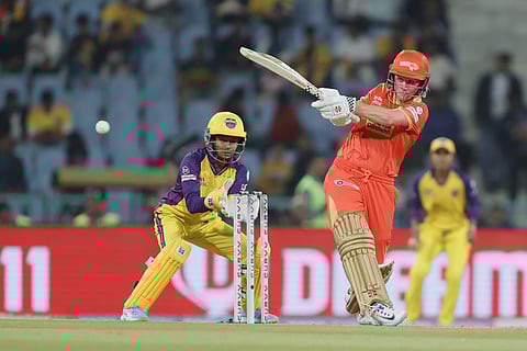 Gujarat Giants' Beth Mooney in action against UP Warriorz in WPL 