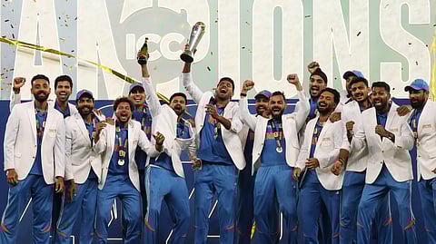India clinch Champions Trophy with narrow four-wicket win over New Zealand