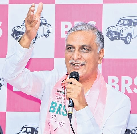 BRS leader and former minister T Harish Rao