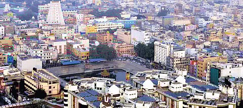 A view of Temple City Tirupati