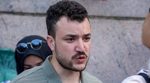 Mahmoud Khalil, one of the most prominent faces of the university's protest movement that erupted in response to Israel's conduct of the war, was arrested on Sunday