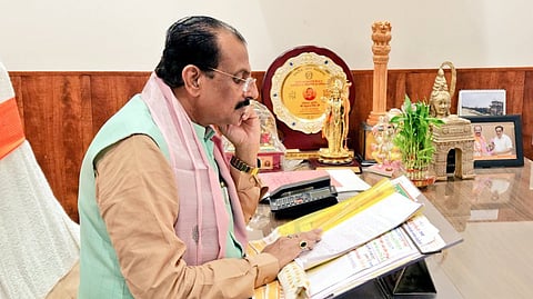 BJP leader and Uttar Pradesh minister Raghuraj Singh.