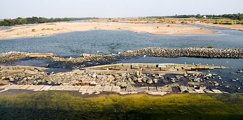 The 594-metre-long Mukkombu barrage on River Cauvery is vital for regulating the water flow to delta regions for irrigation.