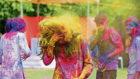 In pics: Vibrant hues of Holi celebration in Kochi