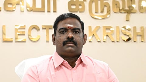Krishnagiri district collector C Dinesh Kumar 
