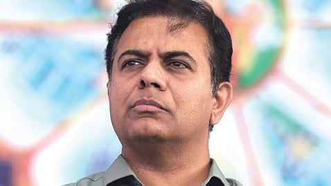 BRS working president KT Rama Rao.