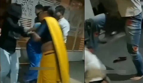 The woman doctor seen assaulting her mother-in-law and her accomplice assaulting the father-in-law.