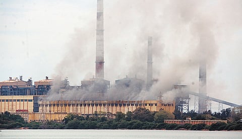 Firefighters were forced to drill a hole into the walls of unit I to put out the smoke emanating from the wires, cables and machinery