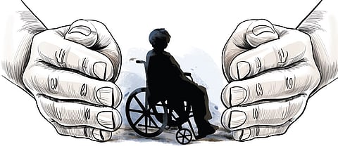 Around 67 families have at least one disabled person in Kallupatti village near Thadikombu town panchayat in Dindigul. 