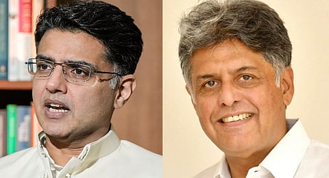 Former Rajasthan deputy CM Sachin Pilot and Chandigarh MP Manish Tewari.