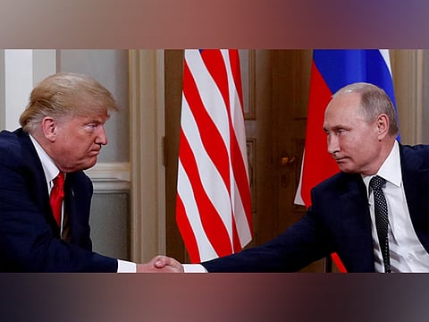 US President Donald Trump and Russia's Vladimir Putin