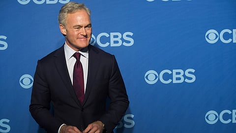 Scott Pelley, anchor of "CBS Evening News," at the CBS Upfront in New York, May 15, 2013.