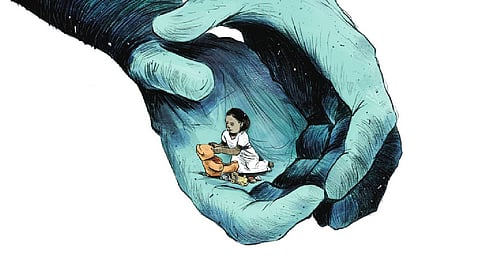 Due to threats from the teacher, the students remained silent.