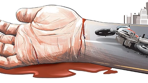 The deceased has been identified as 23-year-old M Arumugam of Ranipet.  