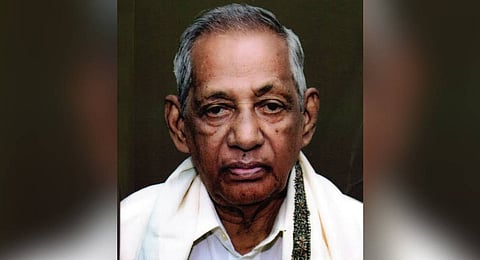 Prof Dasrathi Das the awardee of the  Justice Dipak Mishra Sahitya Samman for his contribution to Odia literature. 