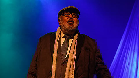 Saurabh Shukla onstage for Barff