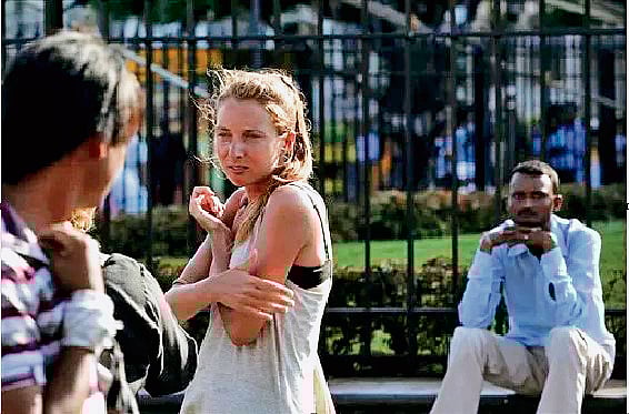 Dirty Harry:Foreign tourist being harassed by an Indian on the street