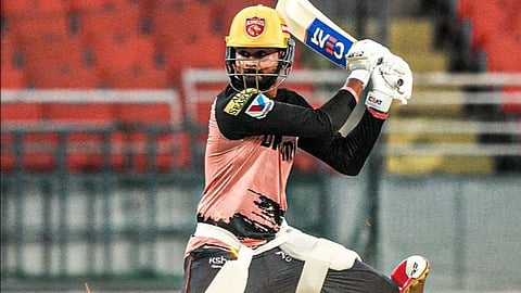 Shreyas Iyer during a practice session with the Punjab Kings ahead of IPL 2025.