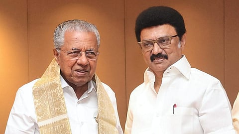 Speaking at the JAC meeting against delimitation, convened by Tamil Nadu Chief Minister M.K. Stalin in Chennai on Saturday, Pinarayi urged the Centre to refrain from unilateral decisions. 