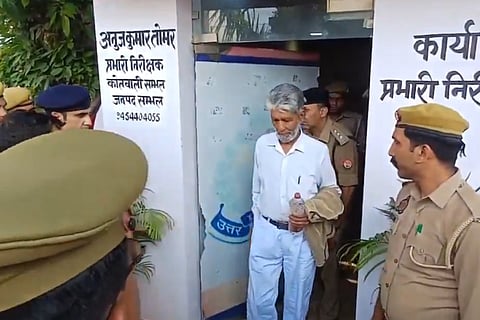 Sambhal Police takes Jama Masjid Sadar Chief & Shahi Mosque Committee Chief, Zafar Ali into custody in connection with the November 24 Sambhal violence.