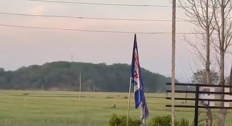 An encounter is underway between security forces and terrorists in the Kathua area of Jammu and Kashmir.